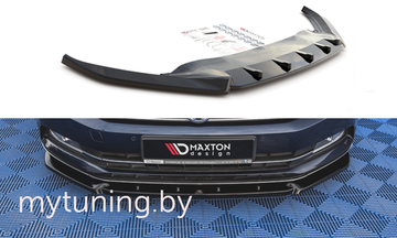 Сплиттер бампера переднего для VOLKSWAGEN Passat B8 (15-...)
