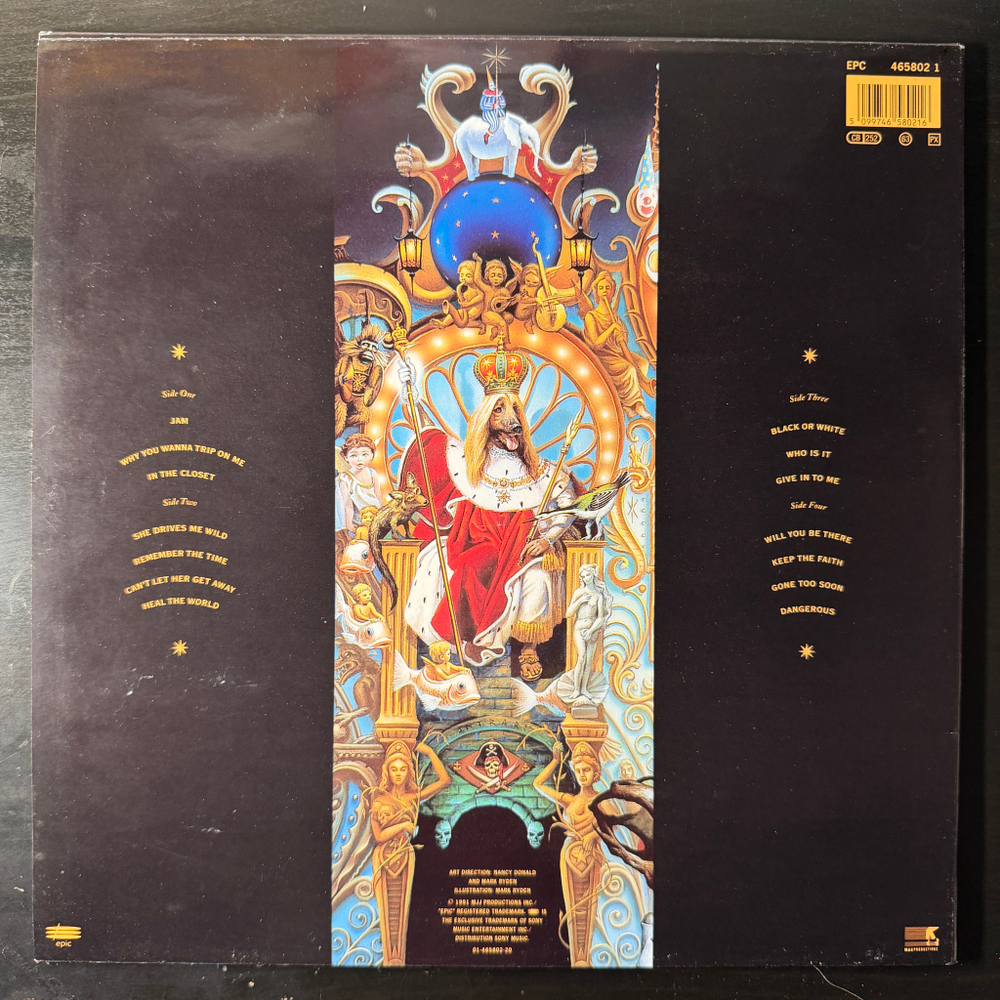 Michael Jackson - Dangerous 2LP (Голландия 1991г.)