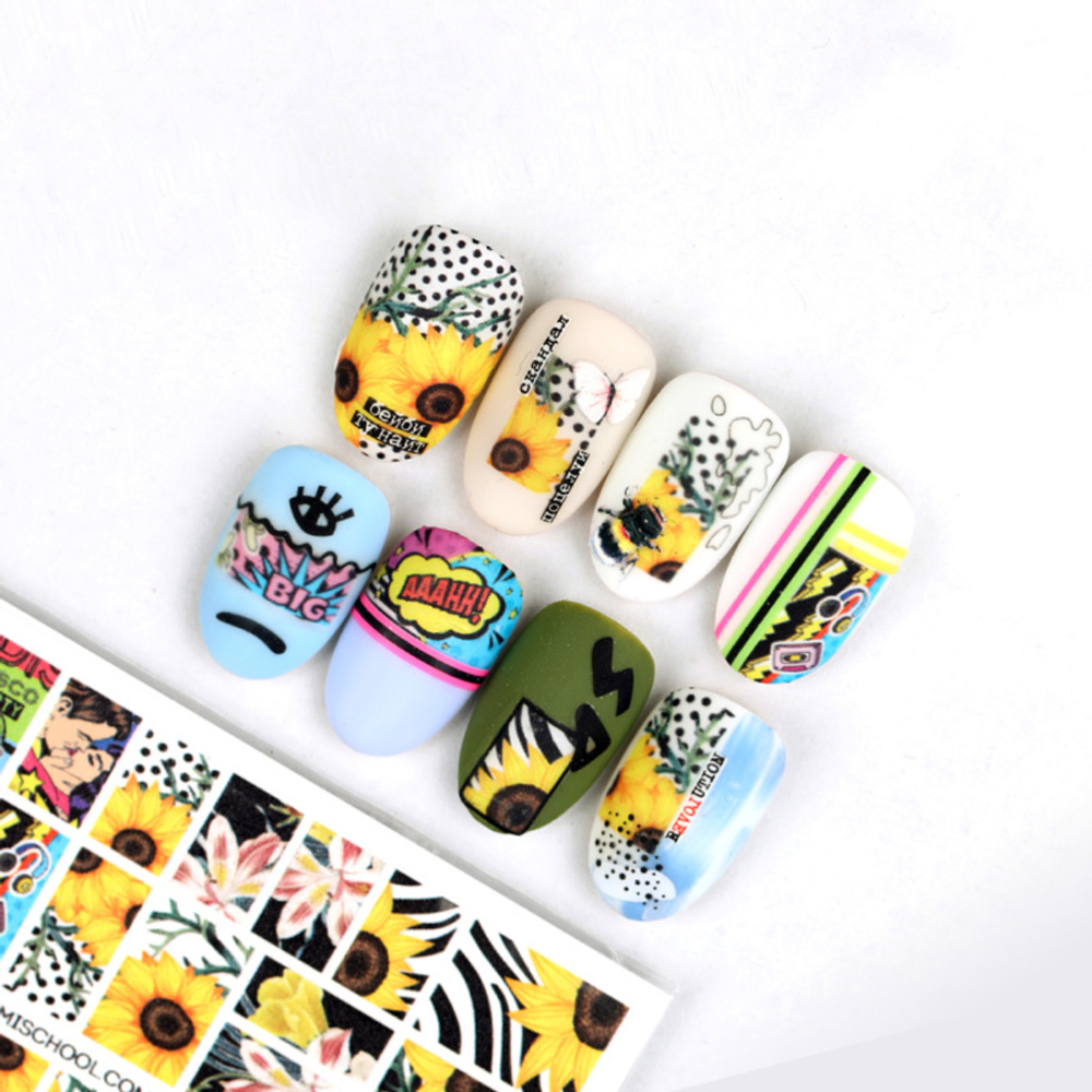 Naildress Slider Design №55 Поп-Арт