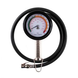 MIGHTY SEVEN (SB-710) Пистолет для подкачки шин с манометром, 15 бар