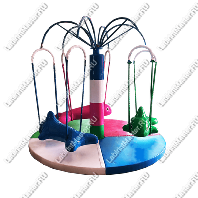 Электрическая карусель детская 4KIDS "Морское приключение"