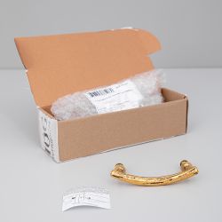 Ручка мебельная Орхидея mini Античное серебро