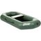 Лодка Тонар Бриз 190 (гребки + жесткое сиденье) зеленый