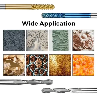 TWOTREES карбида резак набор CNC маршрутизатор биты режущий инструмент 1/8" 3.175 мм хвостовик для TTC450 CNC 3018 Pro