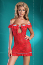 Ажурный бэби-долл Mija (Размер: S-M) (Цвет: черный)