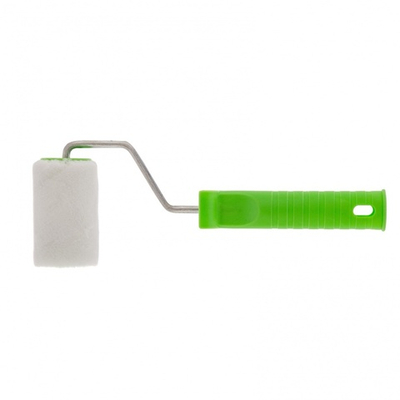 Валик "Велюр" с ручкой, 75 мм, ворс 5 мм, D 36 мм, D ручки 6 мм Сибртех