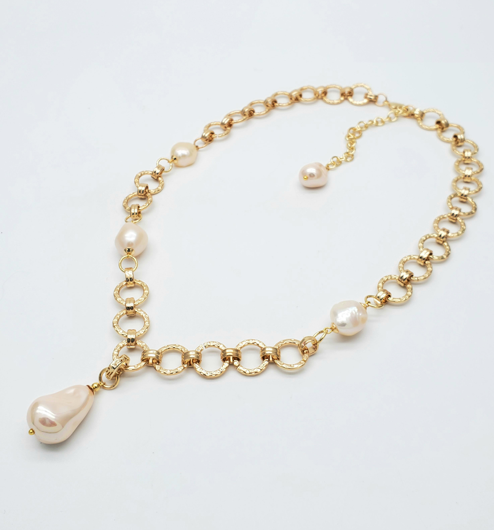 91001102 Колье SELENA PEARLS