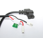 Провод кабель (мама) 2х1.5мм с предохранителем аккумулятор контроллер для электровелосипеда