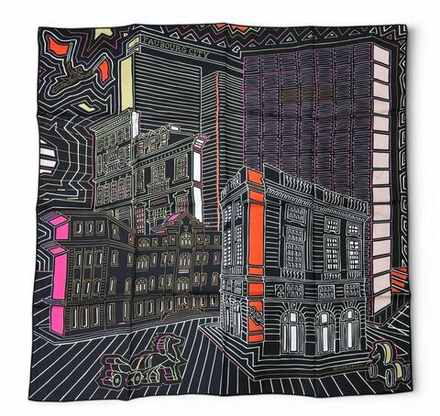 Платок Hermes 90х90 см