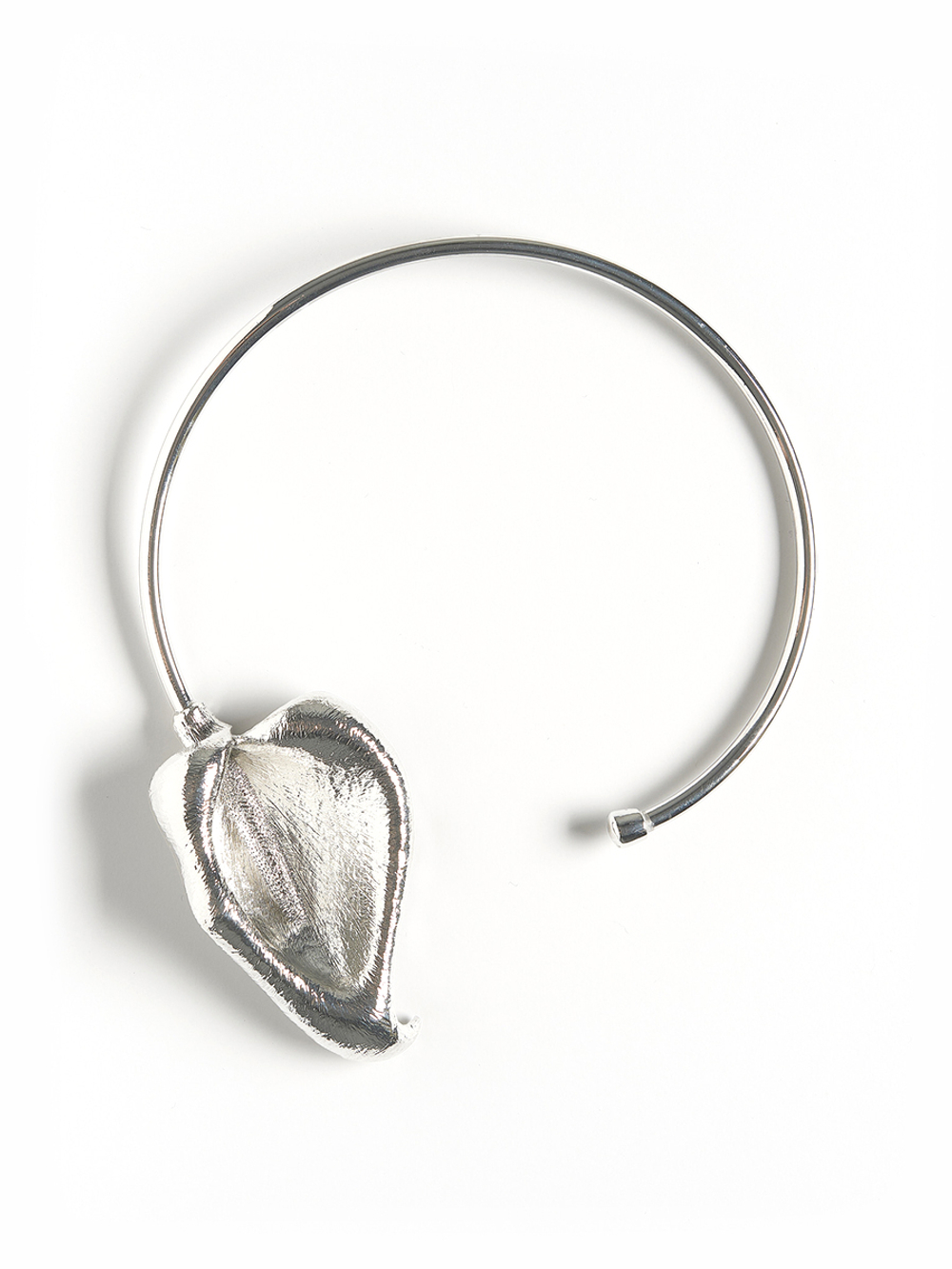 Обруч "Flower Calla" Silver