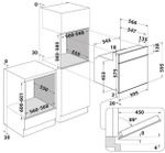 Встраиваемый электрический духовой шкаф Whirlpool AKP 738 IX