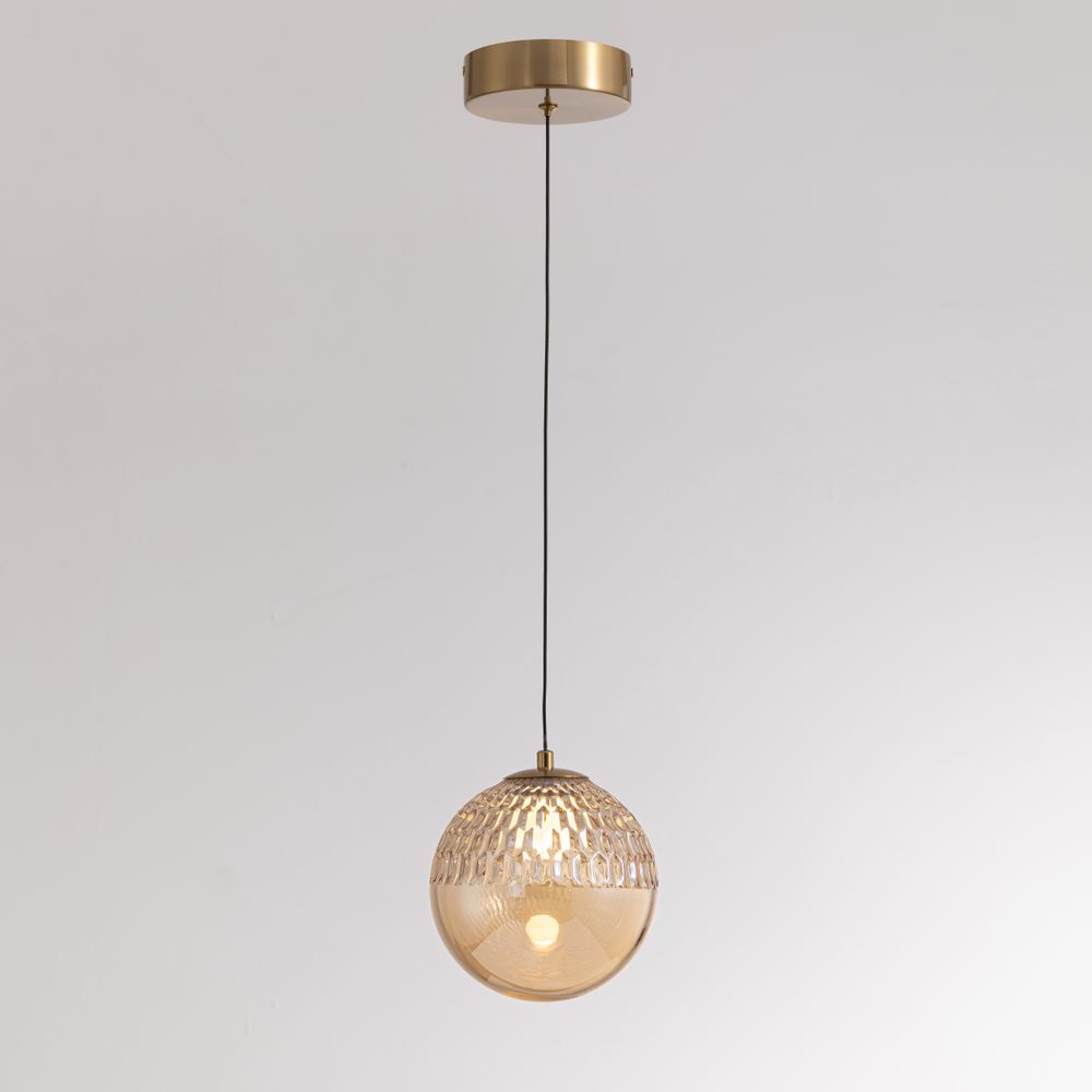 Подвесной светильник MD25020110-1A gold/champagne