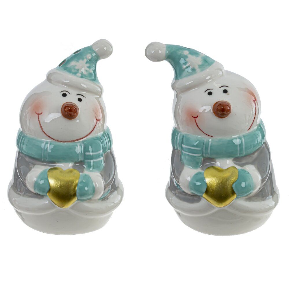 GAEM Набор: солонка и перечница "Снеговики: Сердце Зимы", L10 W5 H8 см