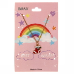 Подвеска на цепочке «Новогодняя Коллекция - Красный носочек», 22см, 13*8см