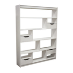 Стеллаж Расмус деревянный белый