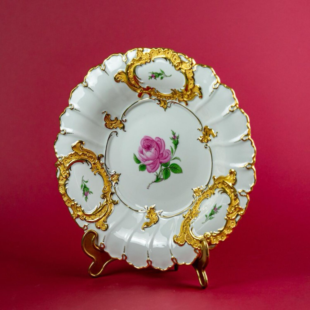 Винтаж: Фарфоровая мануфактура Meissen. «Парадное блюдо»