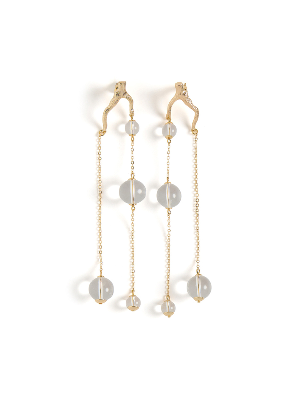 Серьги "Branches" Gold