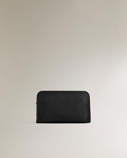 ZARA HOME КОЖАНАЯ КОСМЕТИЧКА, ЧЕРНЫЙ
