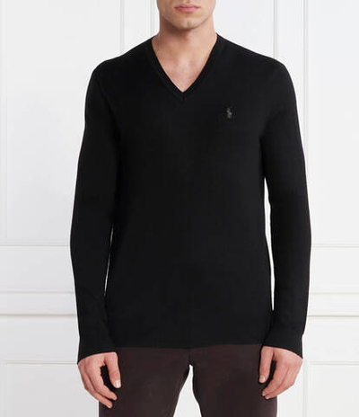 Хлопковый свитер POLO RALPH LAUREN - черный(710876848)