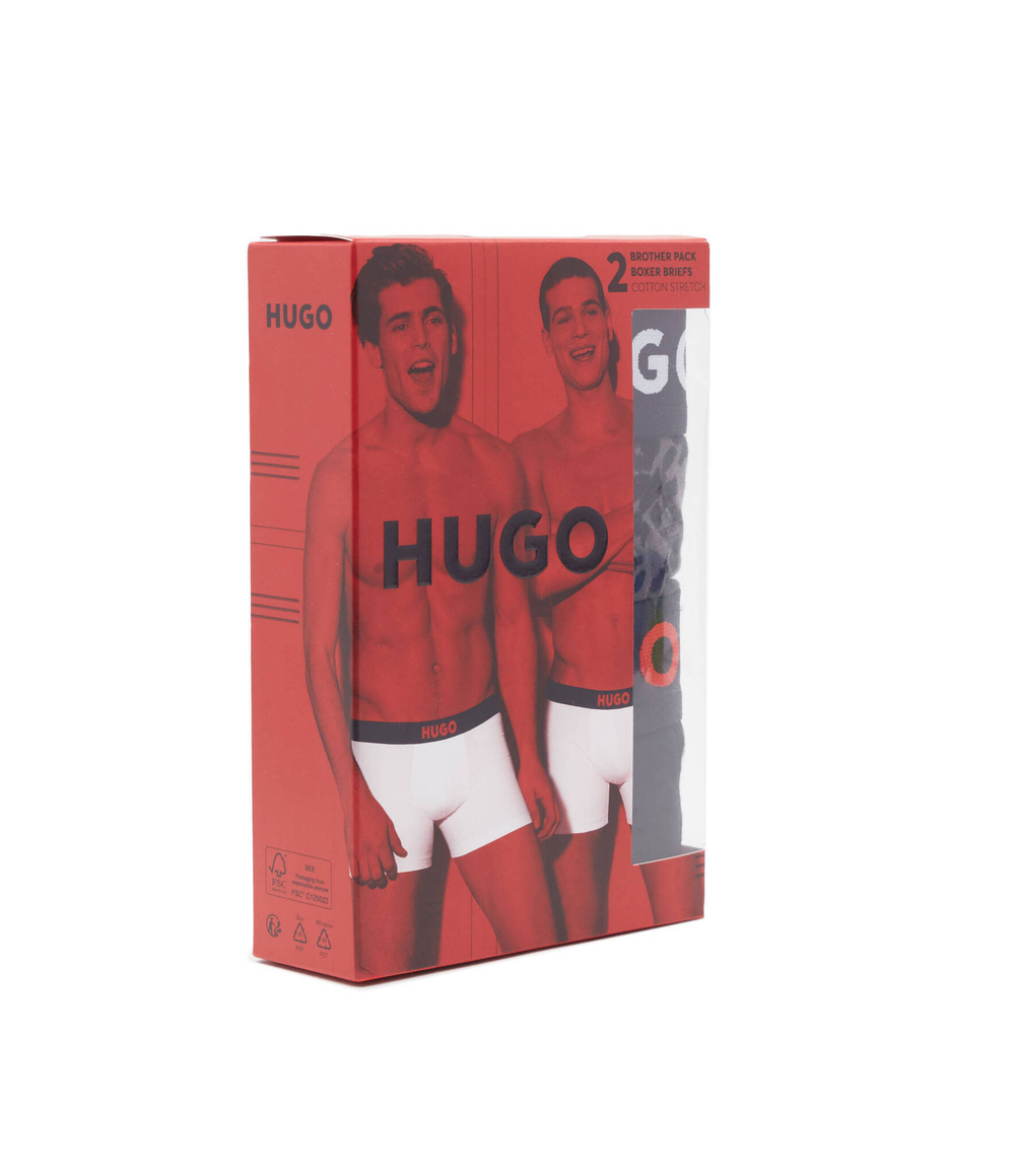 Трусики-боксеры 2шт. BROTHER Hugo Bodywear - черный(50501385)