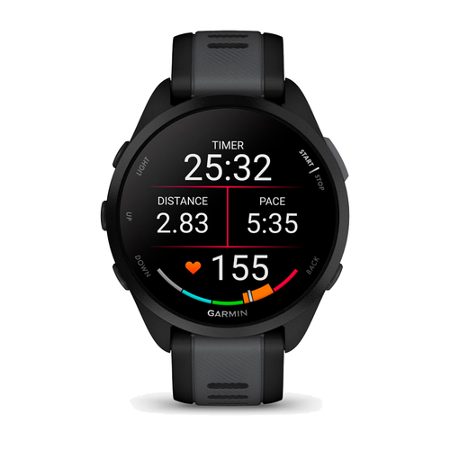 Умные часы Garmin Forerunner 165 Music, Black/Slate Gray (010-02863-B0)