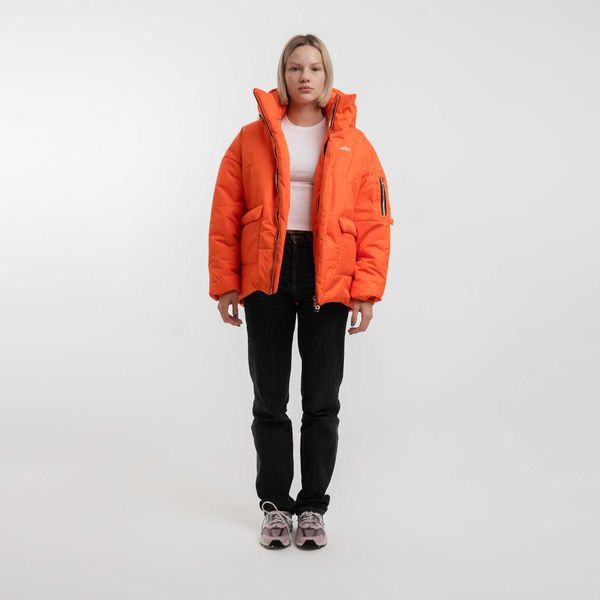 Пуховик "DD23" Оранжевая - фото 5