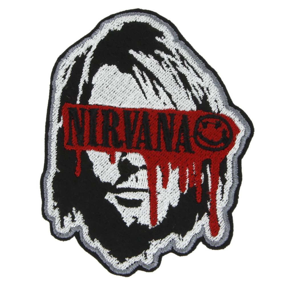 Нашивка с вышивкой группы Nirvana