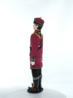 Кукла коллекционная Потешного промысла в калмыцком национальном костюме. Калмык