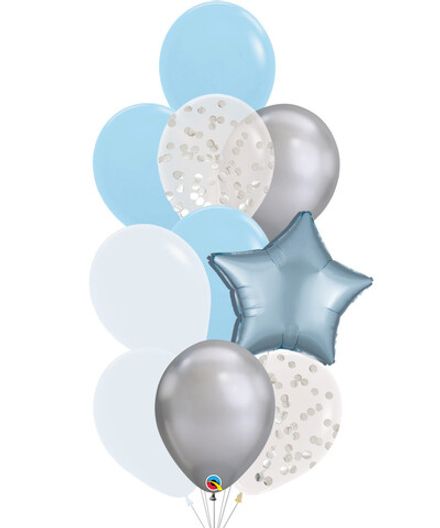 Букет шаров "Морозное утро"