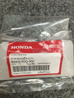 83405-K0G-900. COVER, SEAT HINGE. HONDA