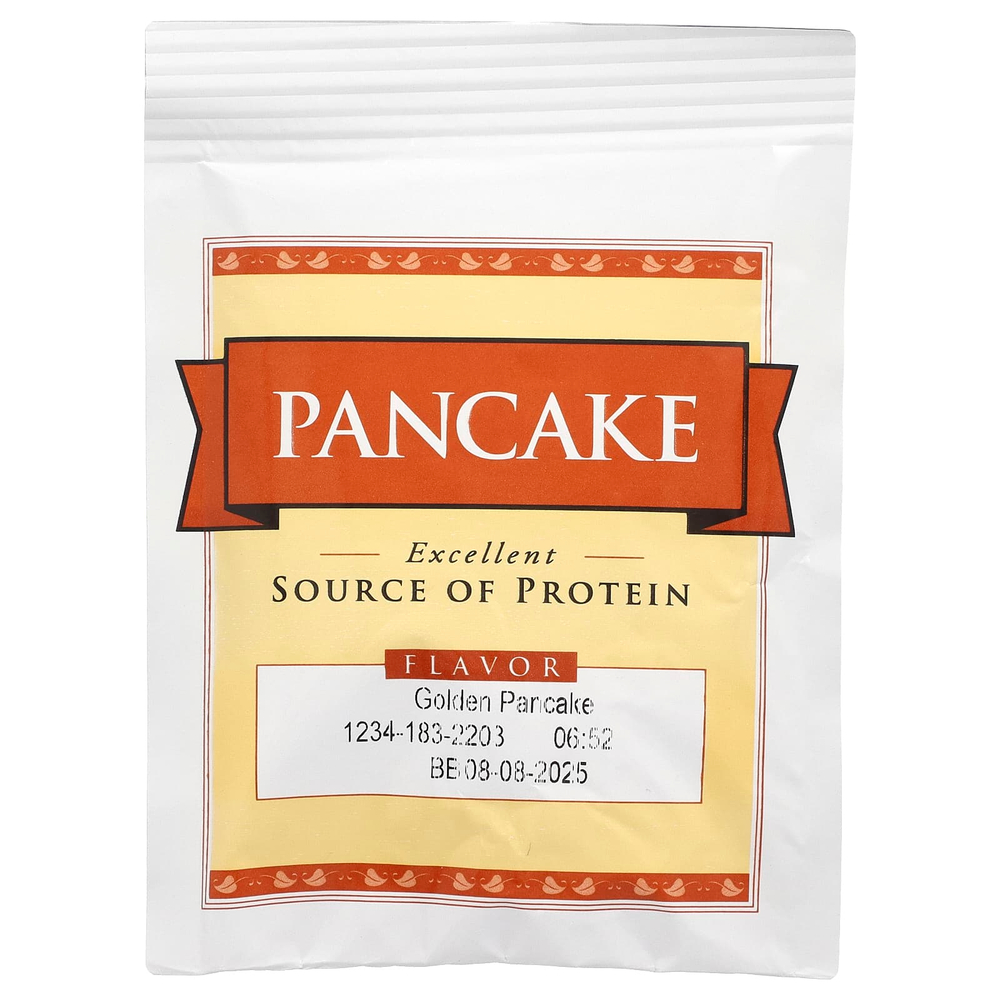 BariWise, протеиновая смесь для выпекания блинов и вафель, Golden Delicious, 7 пакетиков по 25 г (0,88 унции)