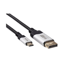 Видеокабели и переходники Кабель-адаптер DP A(m) &lt;--&gt;USB 3.1 Type-Cm,bi-direct, 8K@60Hz, 1.8m , VCOM