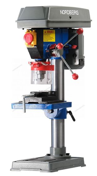 Станок сверлильный NORDBERG ND1352 (450Вт, 13мм, макс расстояние до стола 255мм, 5 скоростей, тиски)