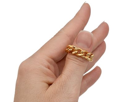 Кольцо "Цепь" 7мм, сталь