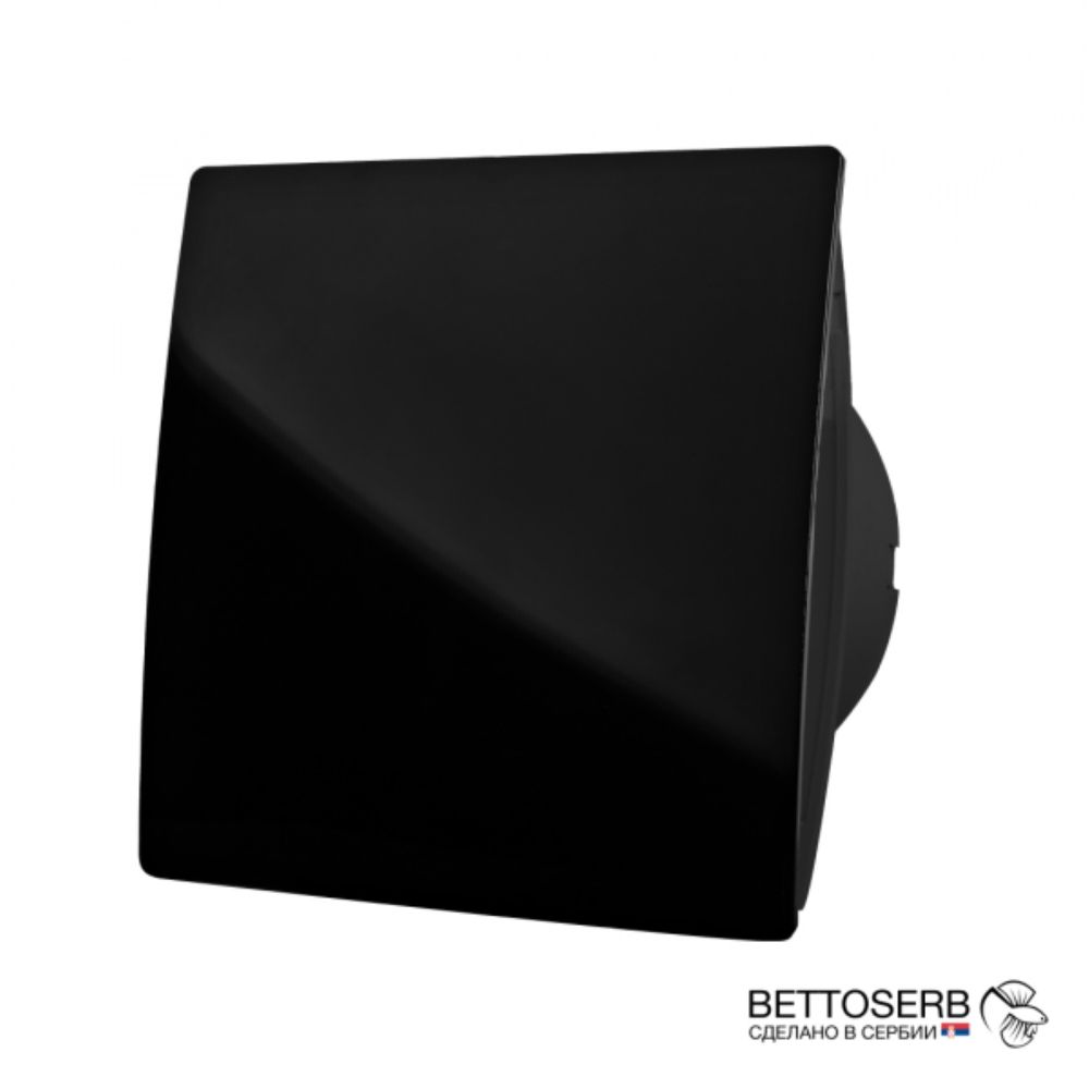 Вентилятор BETTOSERB с обратным клапаном, черный пластик, арт. 110150BP
