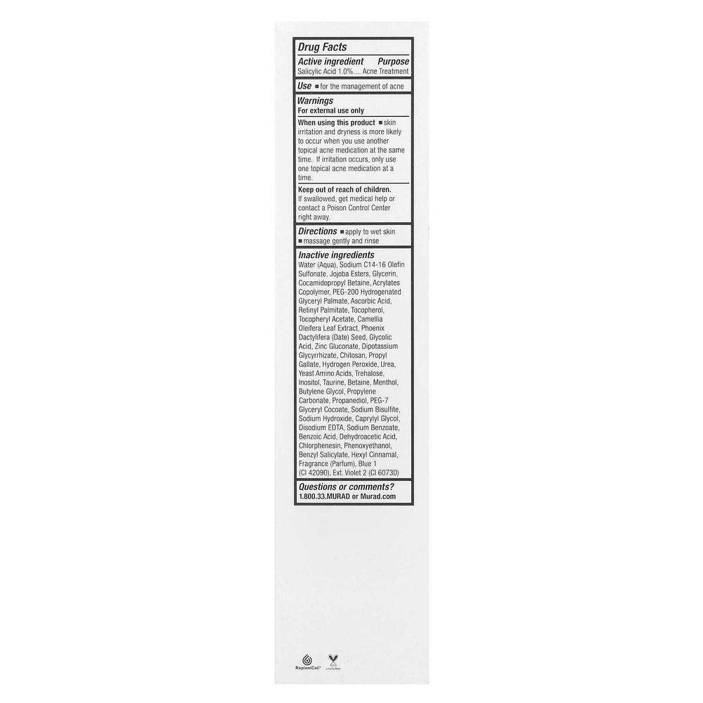Murad, Acne Control, гель для душа, гель для душа, 250 мл (8,5 жидк. унц.)