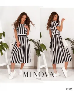 Платье 1075-синий Minova