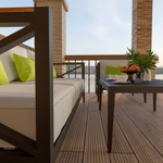 Лаунж зона Ideal Patio ВЕРИТА  белая - каркас карбон