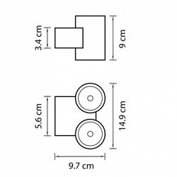 Накладной светильник Lightstar Paro 352692