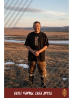 Футболка с вышивкой черная Семицветик