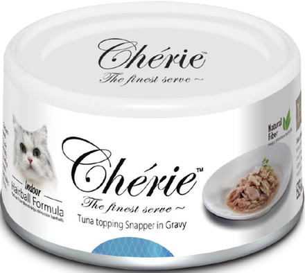 Cherie Hairball Control - Тунец с морским лещем в подливе 80г.