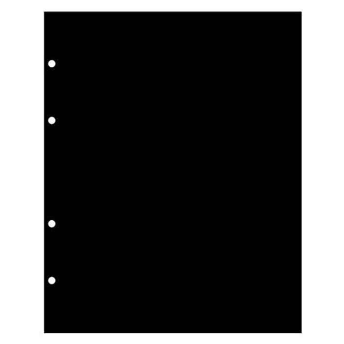 Лист промежуточный (разделитель) формат Optima (200х250 мм), черный