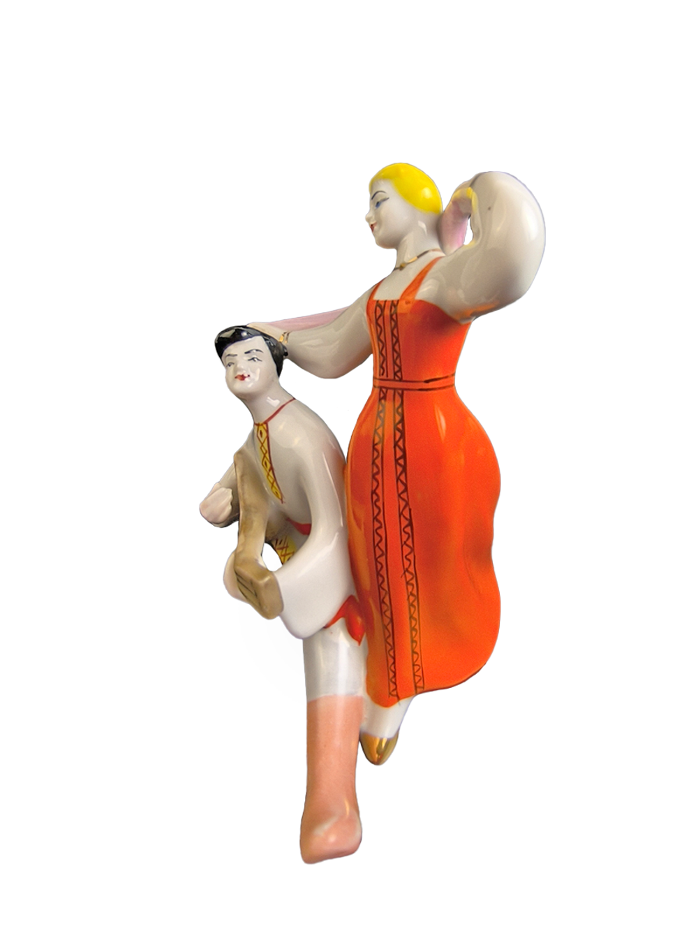 Фарфоровая статуэтка "Русский танец" (Полонне ЗХК)