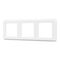 Рамка пластиковая FRM-VERSA-PL-3-WH Arlight 043782