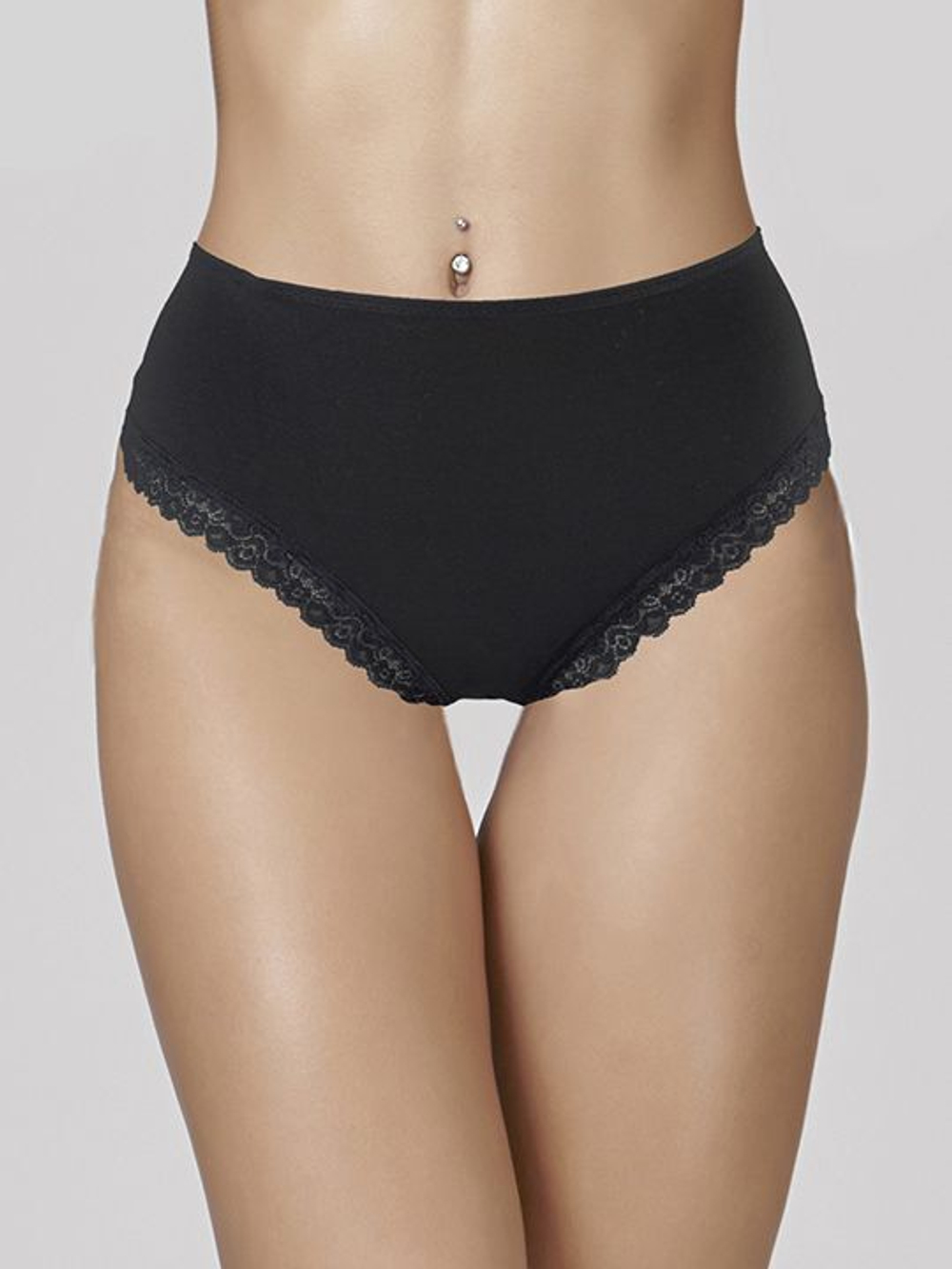 Трусы-слипы из микромодала с широким бочком (Размер: XL) (Цвет: бежевый)