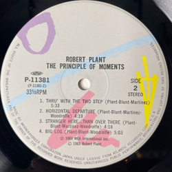 Винтажная виниловая пластинка LP Robert Plant The Principle Of Moments (Japan 1983) (No Obi) Wreckless Love