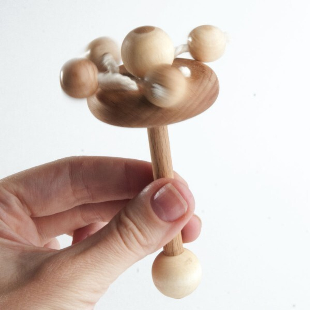 Деревянная погремушка Каруселька Леснушки