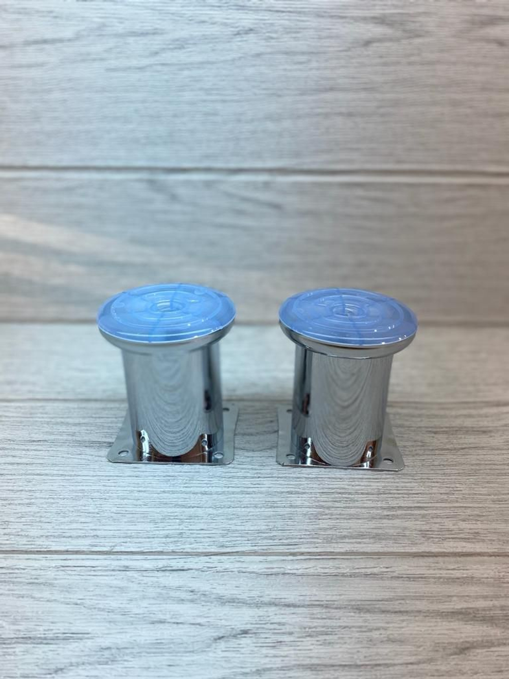 Ножки для мебели металлические высота 8 см 2 штуки