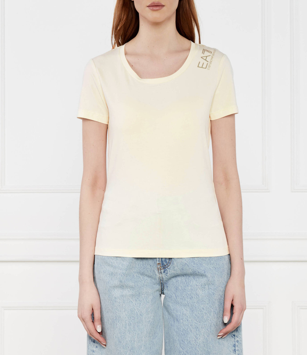 Футболка EA7 - экрю(8NTT50 TJFKZ)