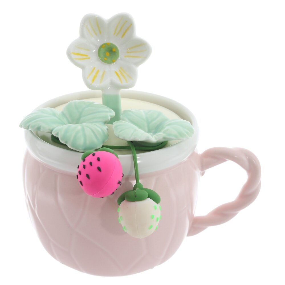 GAEM Кружка с крышкой и ложкой, 330 мл, L14 W10 H13 см, 2в.